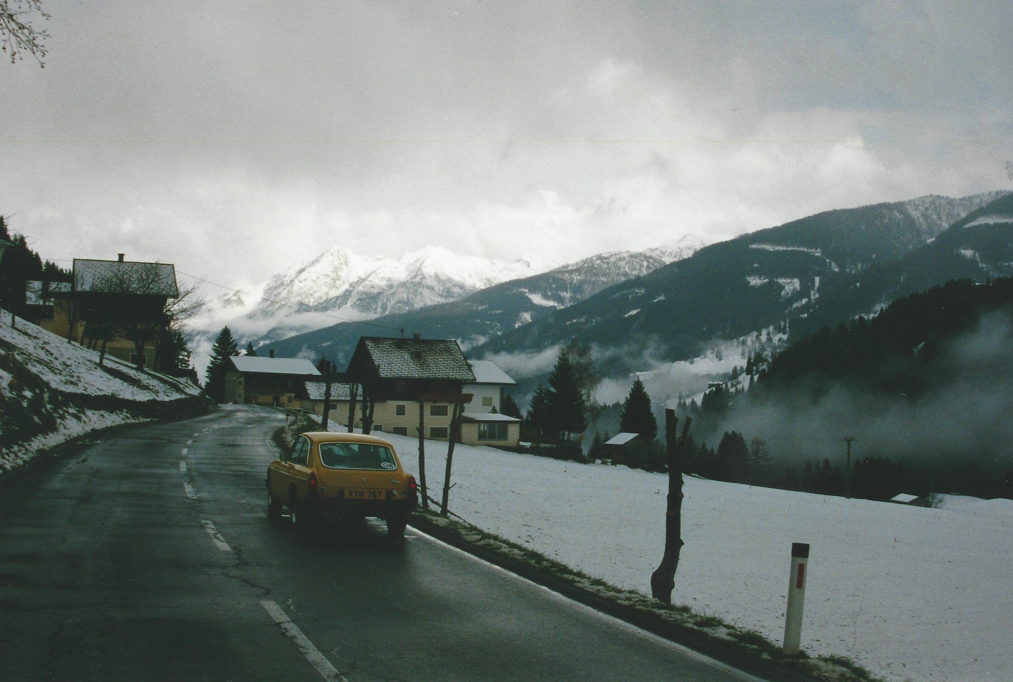 Leaving yet another mountain village. Ten countries in ten days doesn’t leave much time for lingering, or for the navigator to admit he’s lost