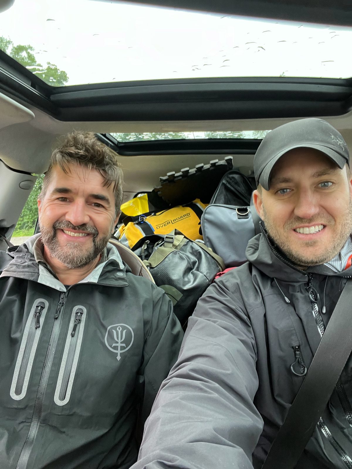 The drive up. Spirits high, kit packed, no idea what the weather had planned