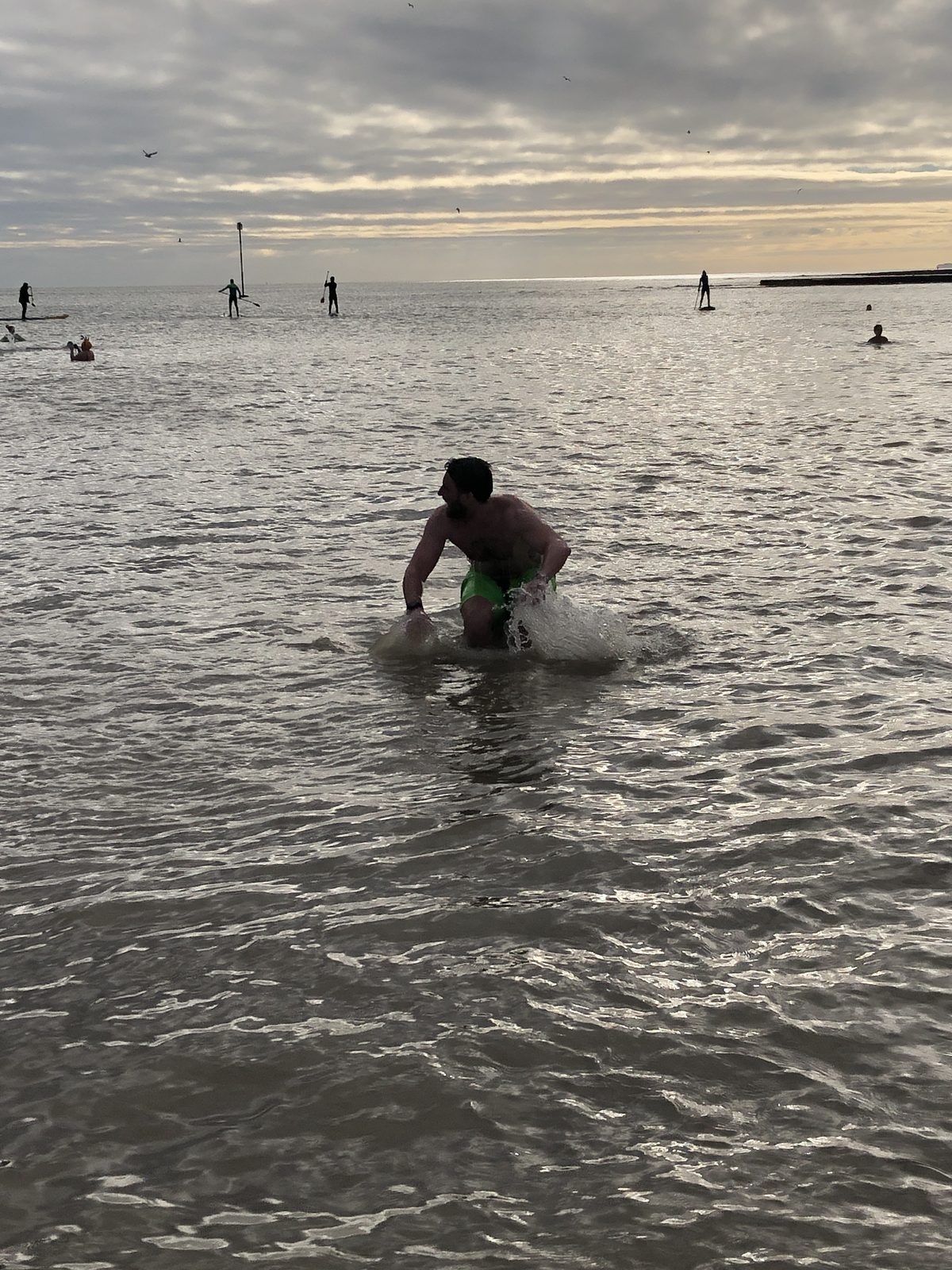 Me, in the water and committed